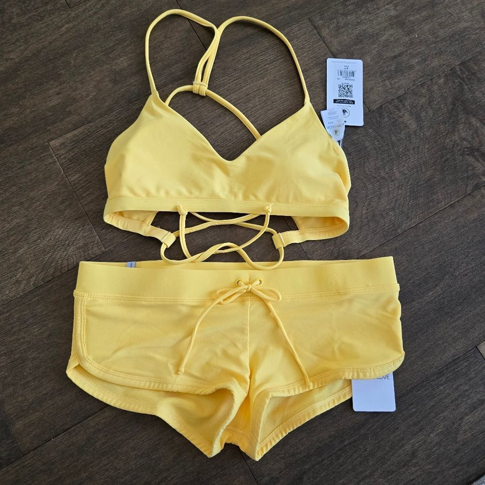 Body GLOVE YELLOW  Women's Swim Set - Picture 3 of 9